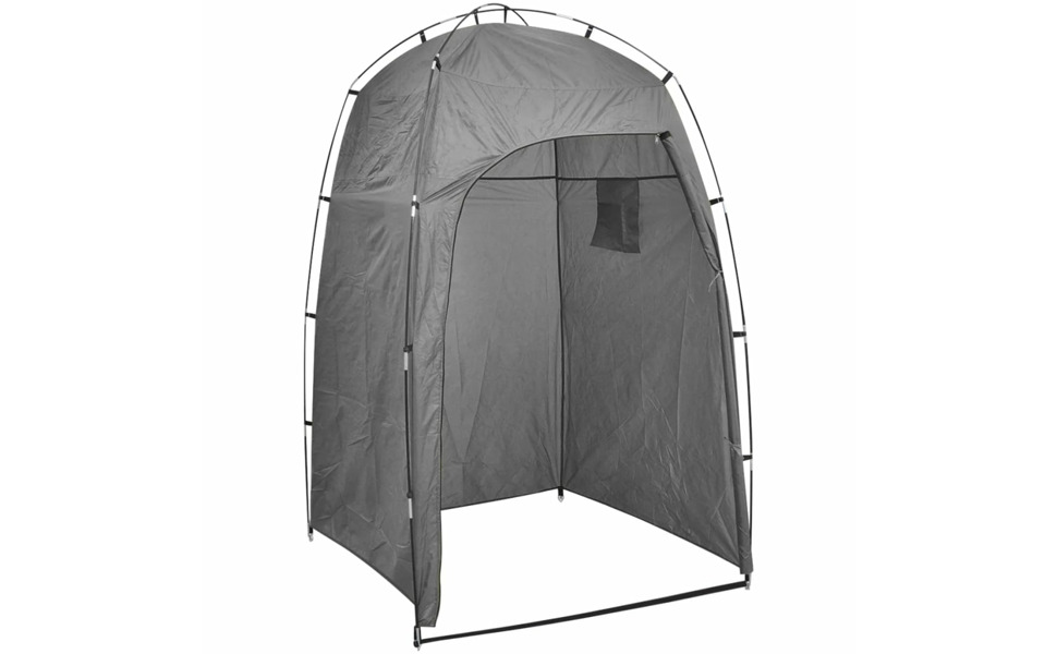 Зовнішній душ vidaXL, душова кабіна для відпочинку на природі (зелений)