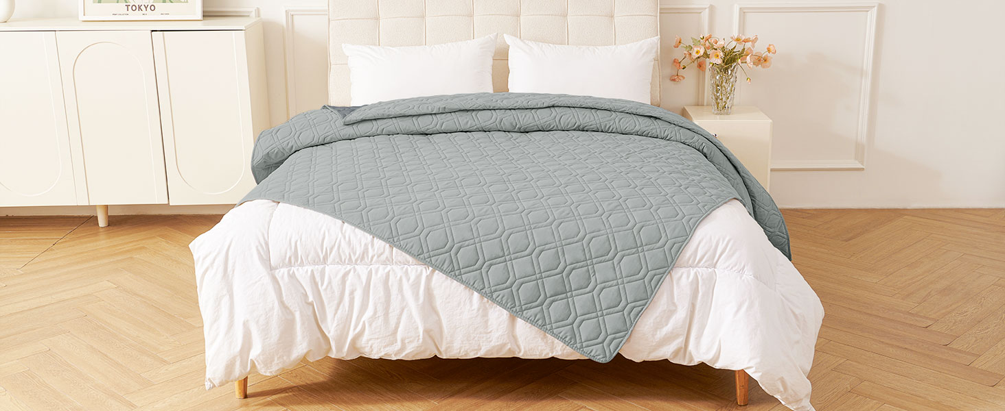 Водонепроникний килимок для собак Homaxy, двосторонній, для відпочинку вдома та на вулиці, 130x100 см, сірий+темно-сірий