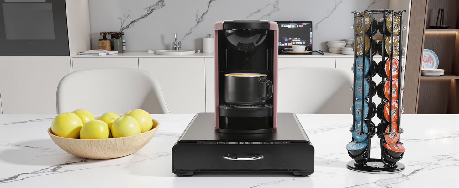 Тримач для кавових капсул Cafissimo на 40 капсул, металевий, чорний