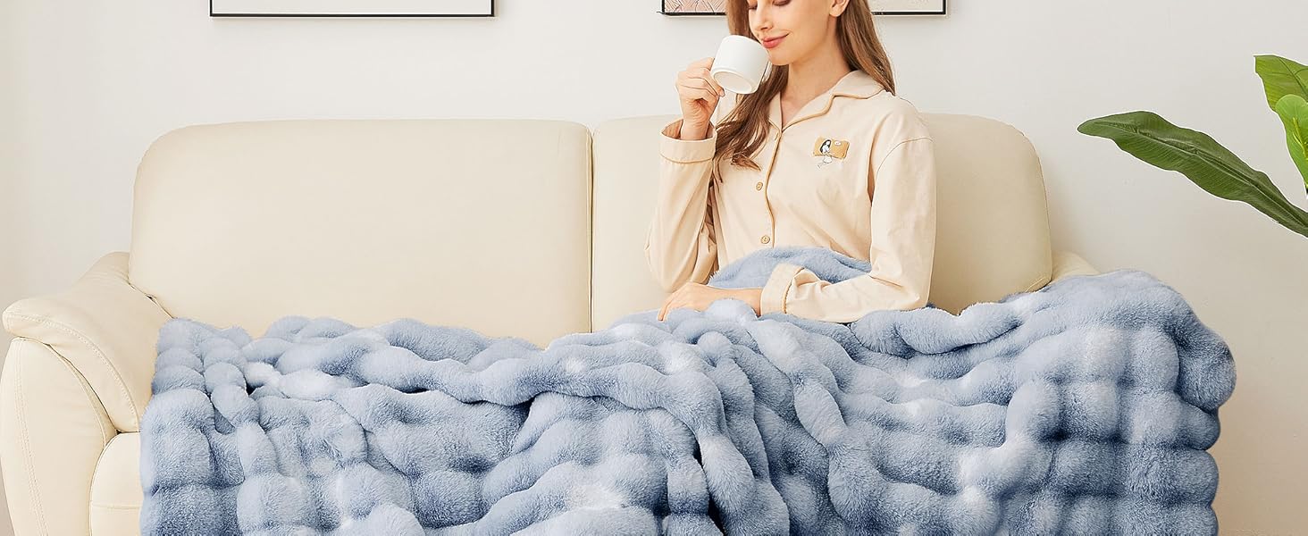 М'яка ковдра з штучного хутра, 130x150 см, рожева. Ковдра з плюшу, тепла, для дому, на диван, ліжко.