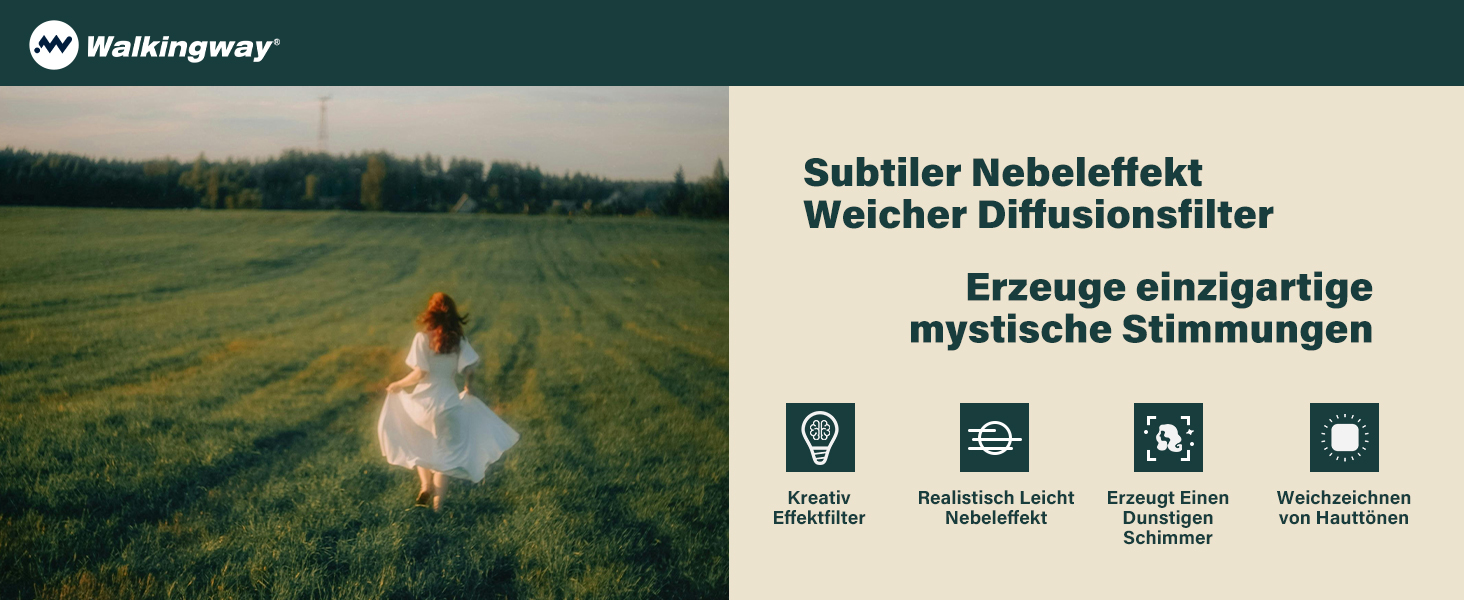 Дифузійний фільтр Nebel-Effekt для камери: м'яке розмиття, ефект туману (77 мм)