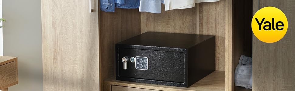 Сейф Yale YSV/170/DB2/P Mini Рожевий: Компактний сейф з електронним замком (3.8L, 17x23x17cm)