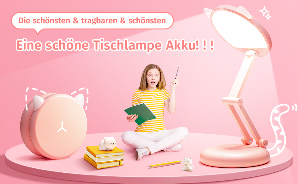 Світлодіодна лампа для читання One Fire 48 LED, рожева - 3 режими, 10 рівнів яскравості, USB, адаптер 10W, 40 см, гнучка 360°, нічник для дитячого ліжечка