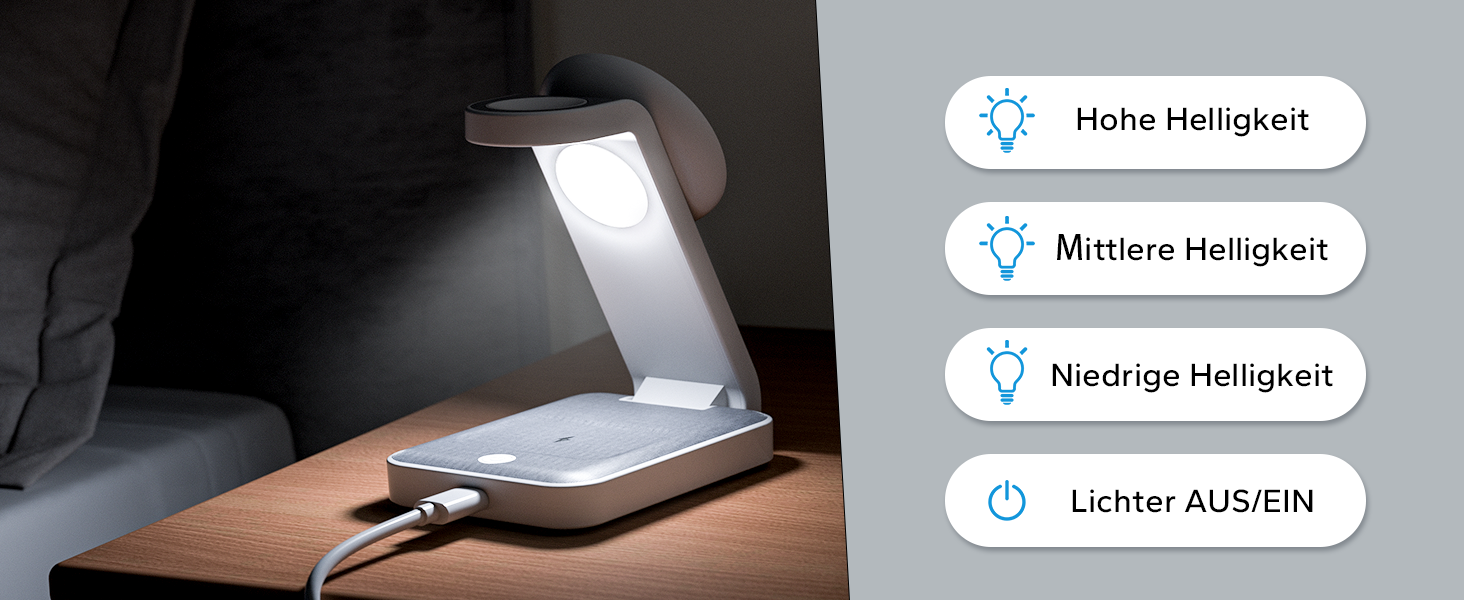 Зарядна станція MagSafe 3 в 1 для Apple Watch та iPhone (біла)