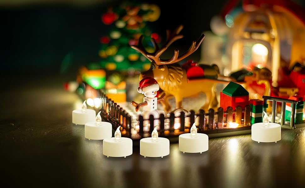 Набір 150 LED чайних свічок, безпечні електричні свічки на батарейках, тепле біле світло, тривалість 300 годин, для весіль, вечірок, свят і декору