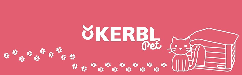 Дім для котів Kerbl Rustica з дерева, маятникова двері з ламелями, вікна з плексигласу, регульовані пластикові ніжки, коричневий/зелений, 57 x 45 x 43 см