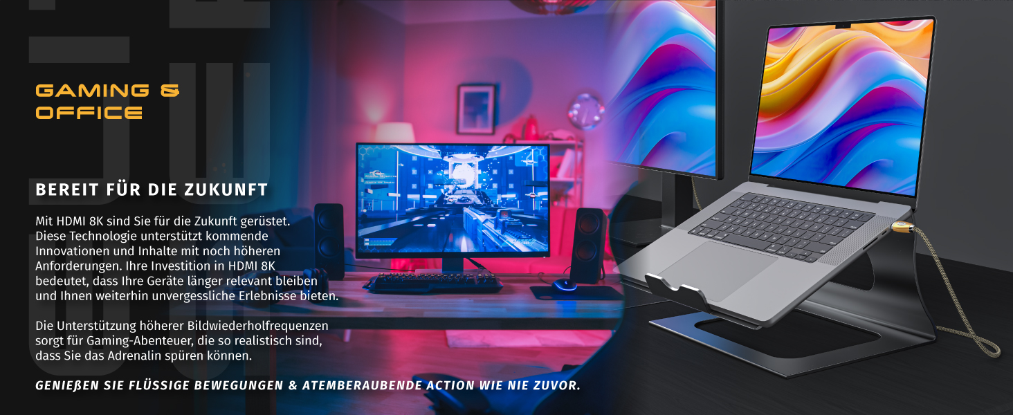 HDMI кабель 2.1 Premium 8K UHD II 3.0m - CSL з екрануванням, Ethernet, 3D ARC CEC, підтримка 8K