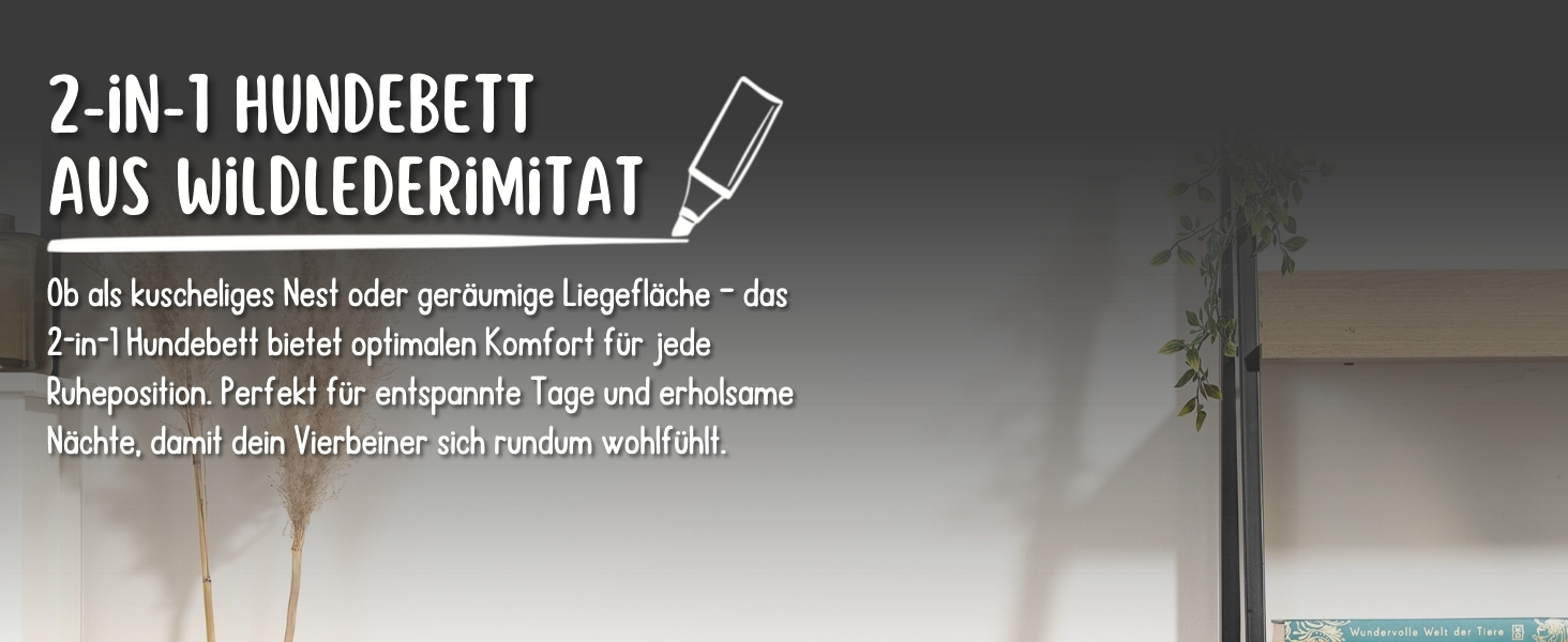 Кіжувалка Lionto для собак 2-в-1 з комфортним входом, м'яке ліжко для домашніх тварин, яке можна перевернути, для собак і котів, 80x60 см, подушка для собак з легкого у догляді штучної замші, сіра L 80 x W 60 x H 26 см Темно-сірий/Світло-сірий