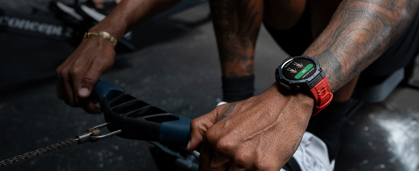 Смарт-годинник Amazfit T-Rex 3 Outdoor 48мм AMOLED GPS NFC Чорний