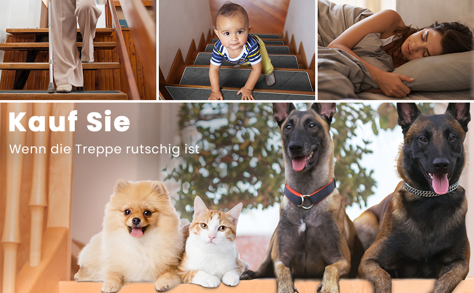 Килимочки на сходи без самоклеючого шару, 15 шт., антиковзаючі, нарізаються, багаторазові, для захисту дітей, літніх людей та домашніх тварин (темно-сірий, 55 см x 19 см)