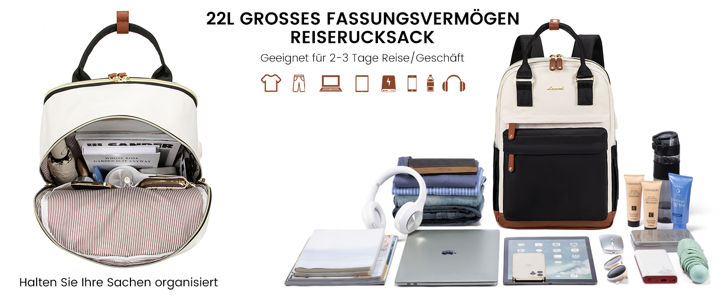 LOVEVOOK Рюкзак для жінок, 15.6