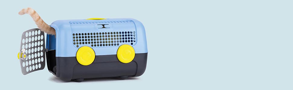 Транспортна переноска для собак та котів United Pets A.U.T.O. Design, Італія, рожево-сіра, з гігієнічним килимком, 51x37x33 см