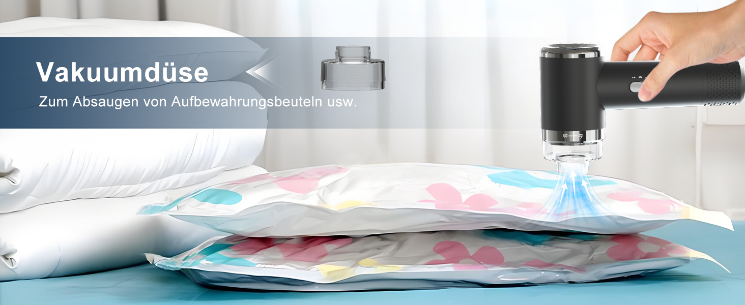 Бездротовий акумуляторний пилосос Handstaubsauger: потужний 12000Pa для дому та авто, 3-в-1 з USB-зарядкою, 5200mAh, видалення шерсті тварин, 2 режими, миючий фільтр та аксесуари