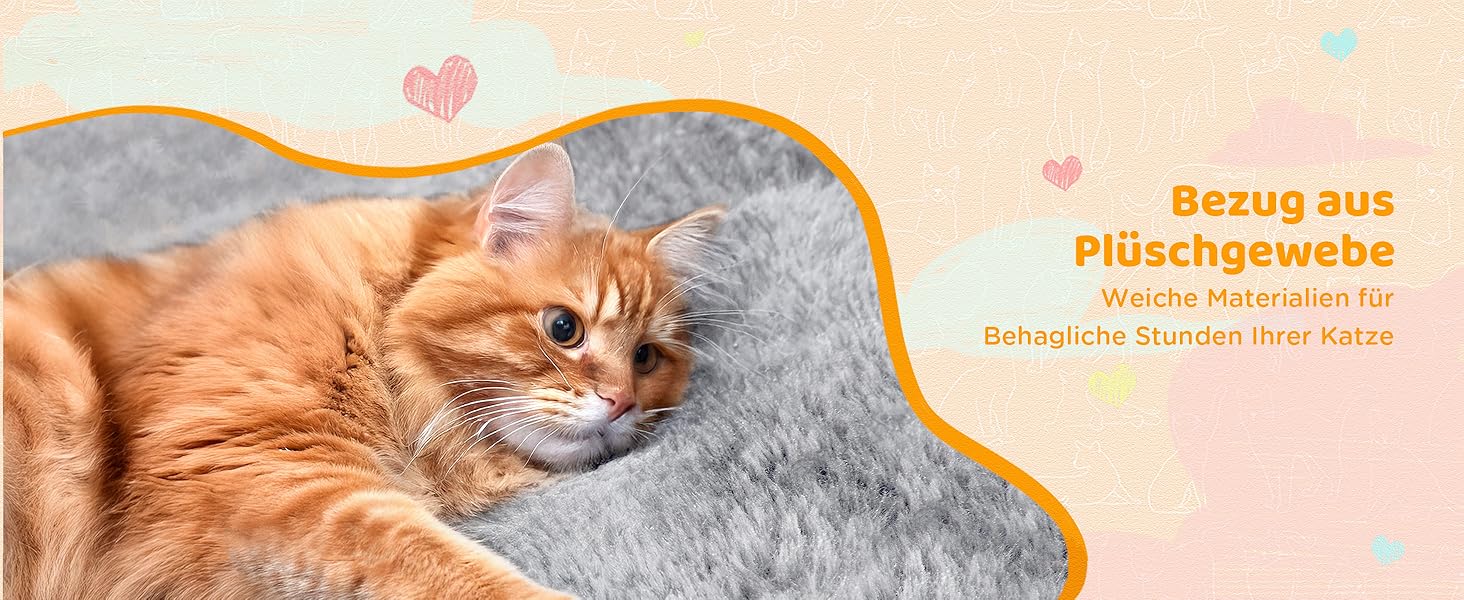 Котячий будиночок Yaheetech 170 см: когтеточка, ліжко, оглядова платформа, гамак, іграшки (сірий)