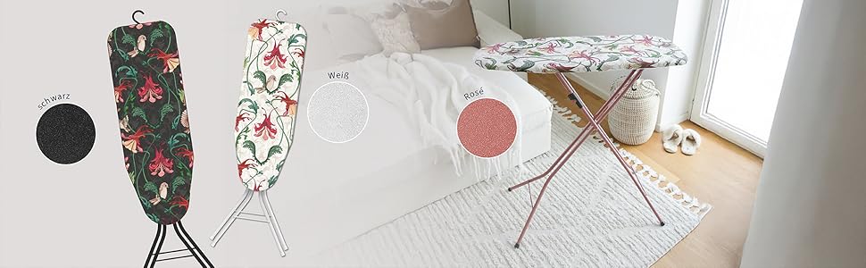 Відпарювач для одягу Rörets DampfBügelbrett Tempo Black – компактний та якісний, 85x30x90 см