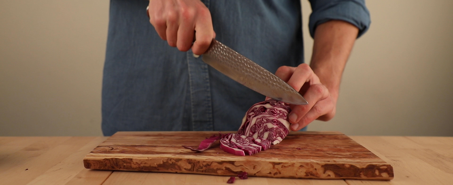 Професійний кухонний ніж KOTAI Gyuto 20 см, японський стиль, ручна робота, ультрашарпий 440C нержавіючий метал
