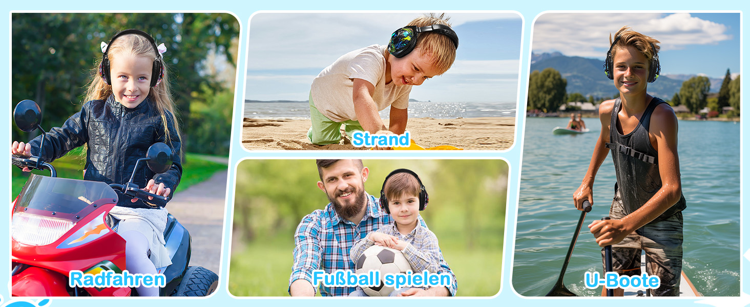 Навушники шумоізоляційні дитячі ZOHAN 030, 3-18 років, для дітей з аутизмом, для школи та концертів, регульовані