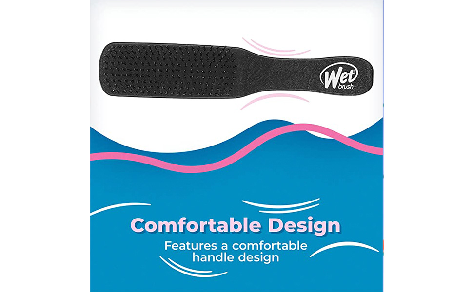 WetBrush Detangler для чоловіків з шкіряною ручкою (колір коричневий)