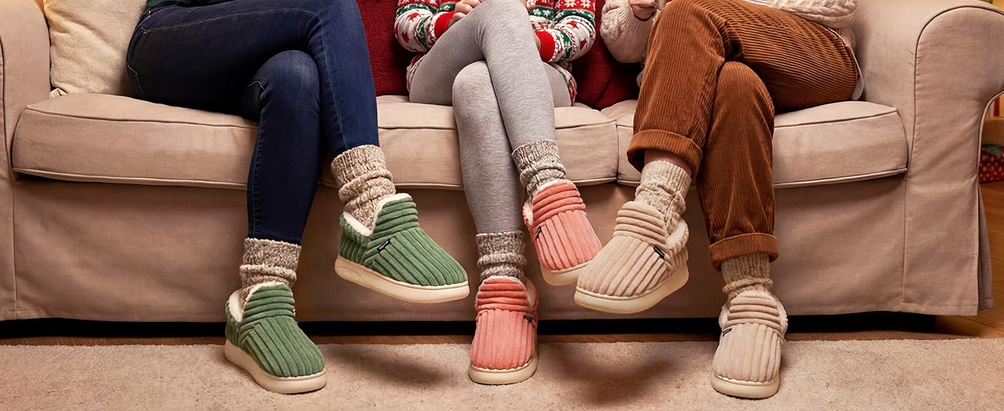 Тапочки домашні Donpapa для жінок та чоловіків, зимові, теплі, з плюшем та кордурою, закриті, з пам'яттю, антиковзаючі, для дому та вулиці, 38/39 EU, хакі