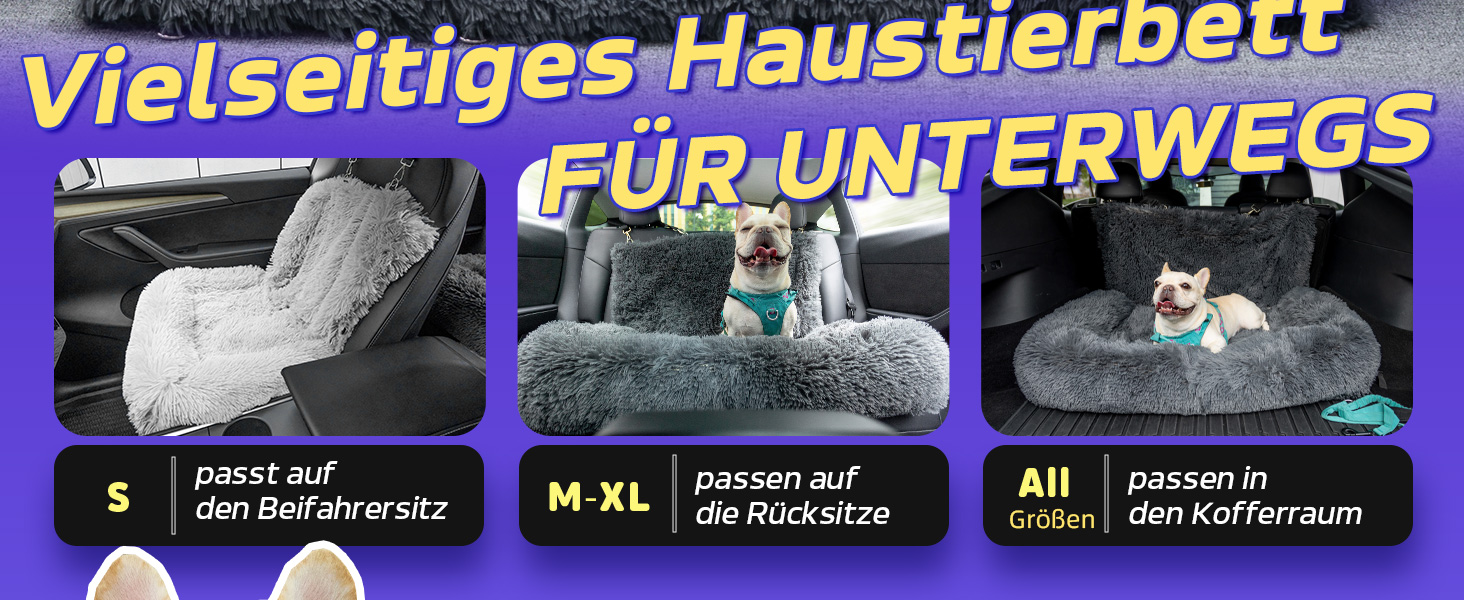 Захист для дивана Mora Pets: м'яка собача подушка, водовідштовхувальний килимок для собак, 89 x 112 x 15 см (4-в-1), сірий