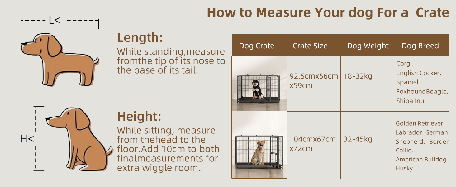 Клітка для собак VOWNER, міцна, 93x56x60 см, для малих та середніх порід, 3 двері, знімні двері та піддон, чорна