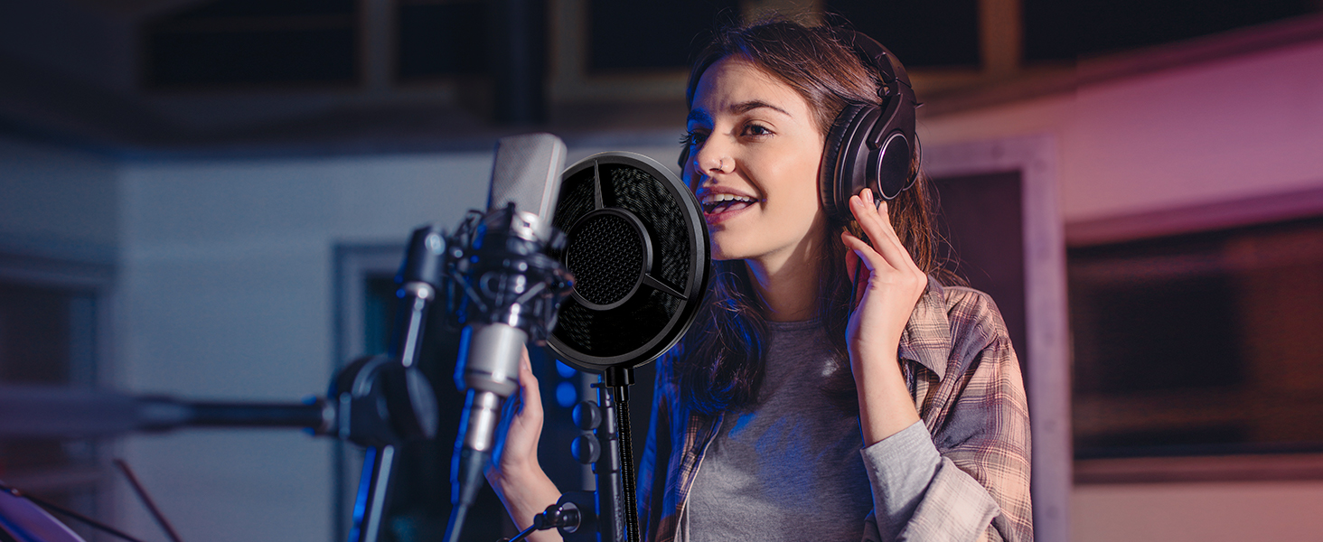 Кріплення для мікрофона YOUSHARES для Razer Seiren Mini та V3 Mini - професійний тримач з вітрозахистом, підставка для геймінгу, стрімінгу та подкастингу (універсальний поп-фільтр)