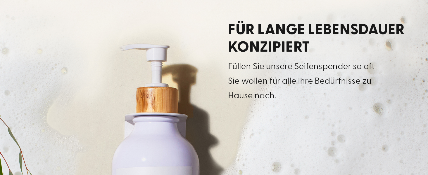 Шампунь MaisoNovo: Набір з 3 флаконів для душу та мила (500 мл) з чорним насосом та білим бамбуком