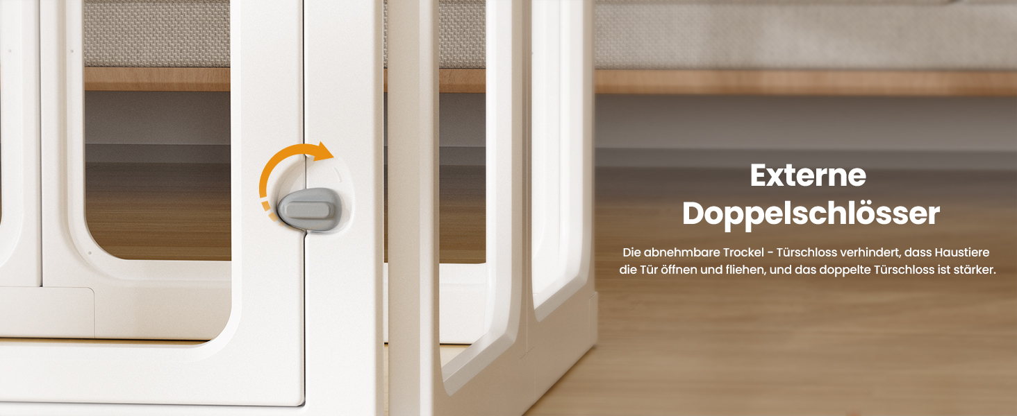 Клітка-біговий вольєр для цуценят Gardner Pet Acryl з акрилу, 60 см, 8 панелей, для дому, складана, прозора, з присосками, підходить для цуценят, кроликів, котів, свиней, білий