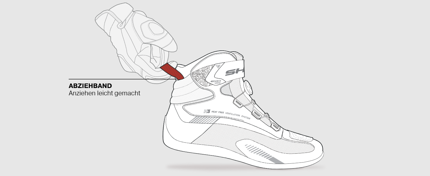 Мотоциклетні черевики SHIMA EXO для чоловіків з шкіри, застібка ATOP, захист, підошва з антиковзанням, підтримка щиколотки, чорні, 44 (43 EU)