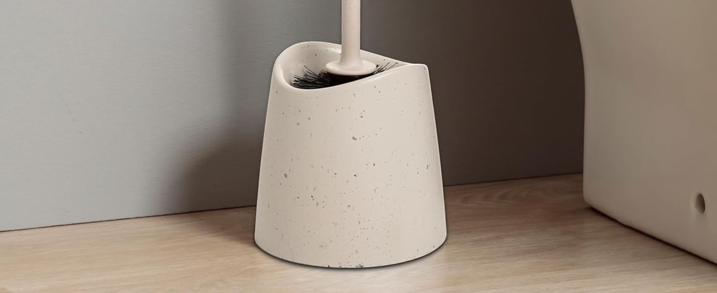 Торцева щітка для туалету Ecohome Standard | Міцна та довговічна | Сучасний дизайн | 12 x 12 x 38 см