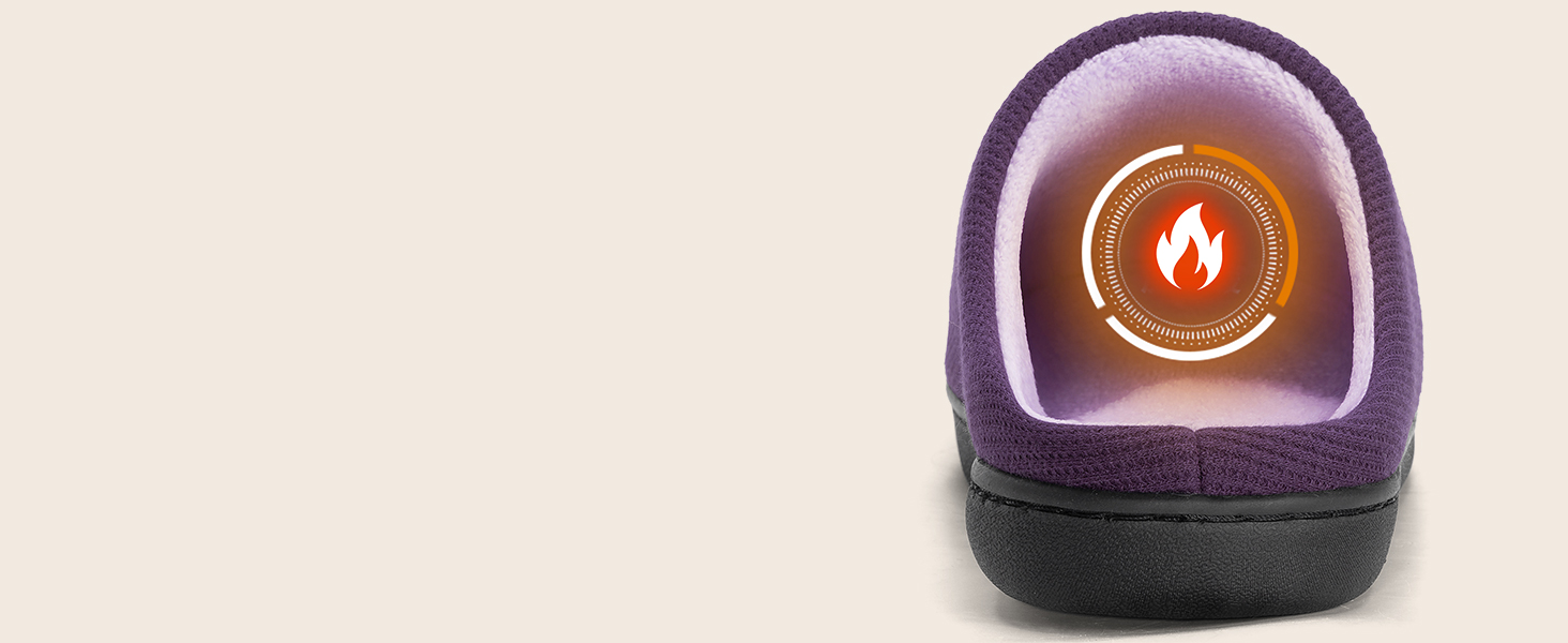 Домашні тапочки Mishansha для чоловіків та жінок, з піною з пам'яті, антиковзаючі, червоні, 36/37 EU