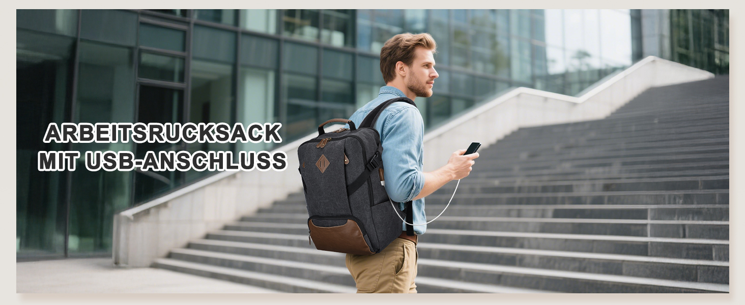 Чоловічий рюкзак для ноутбука 15.6