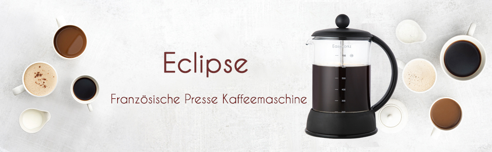 Френч-прес Easyworkz Eclipse 350 мл з боросилікатного скла