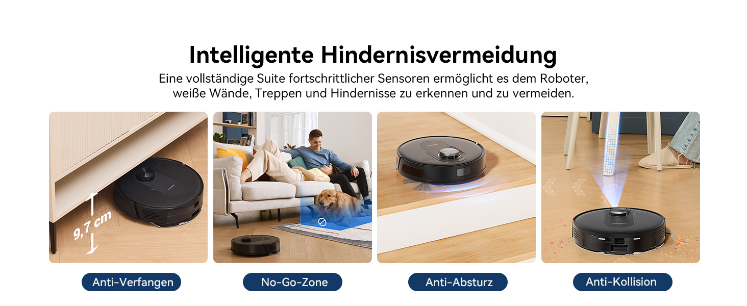 Робот-пилосос Proscenic Q20Plus з функцією миття, 10000Pa, 200 хвилин, бездротовий, з автопорожненням, 3-в-1 для тварин, килимів, твердих підлог (сірий)