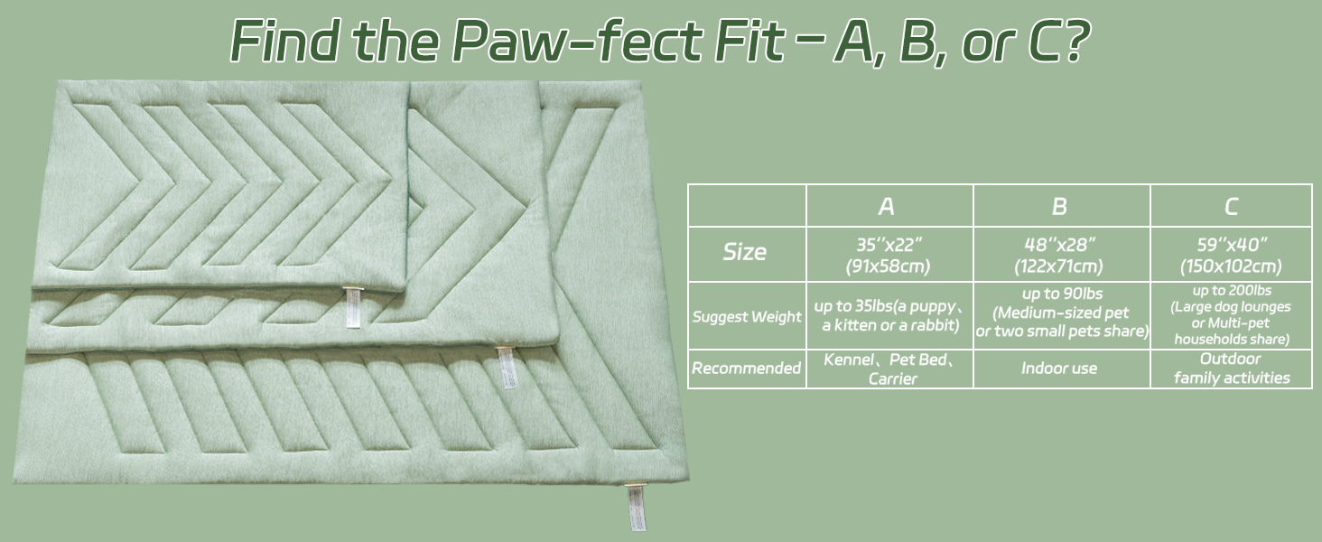 Кілим-охолодження для собак UIQELYS, зелений, без гелю, з тканини та велюру, миється, 45x75 см