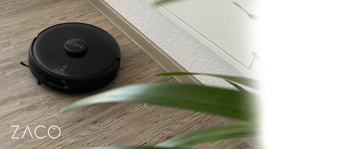 Робот-пилосос ZACO A10 Pro з функцією миття, 2.5л станція зарядки (до 60 днів), лазерна навігація, 3000Pa, 2-в-1 (пилосос та миття), для шерсті тварин, розпізнавання килима, тихий, керування через додаток & Alexa