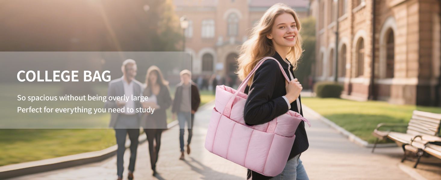 Сумка жіноча Narwey Shopper бежева, велика, легка - для роботи, навчання, як сумка для вчителя з багатьма кишенями