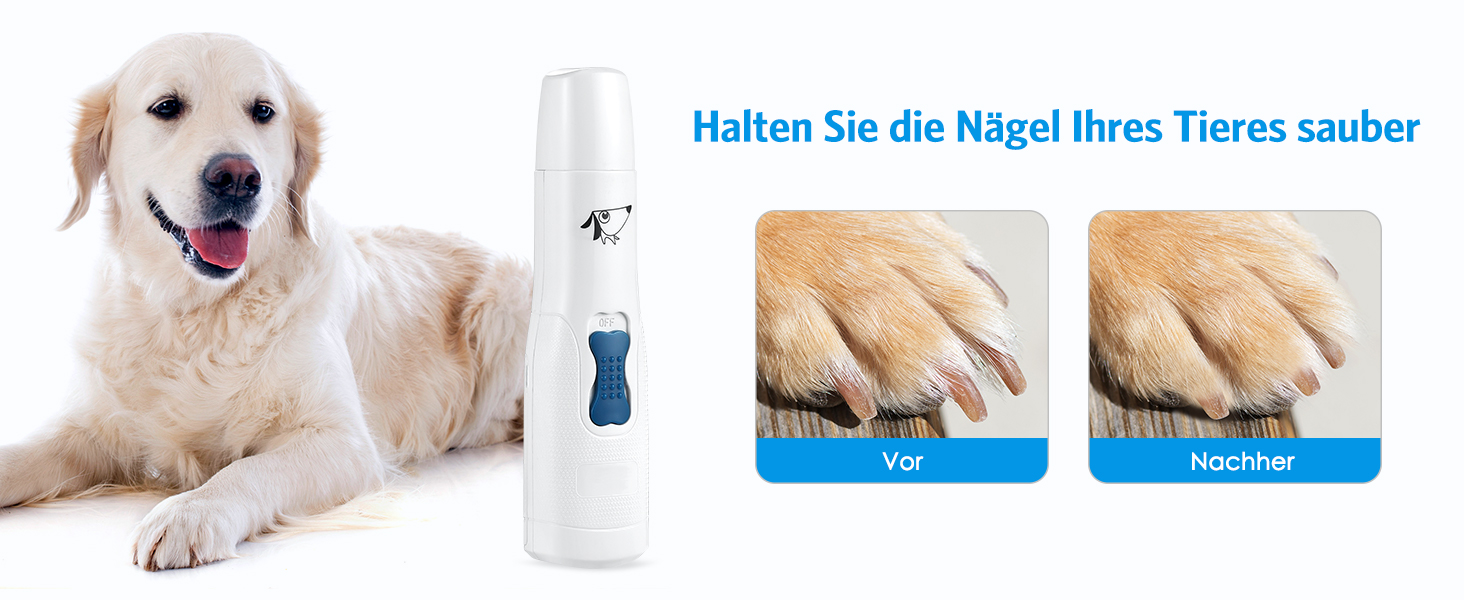 Електричний точило для собачих кігтів Brifit - тихий, для собак будь-яких порід