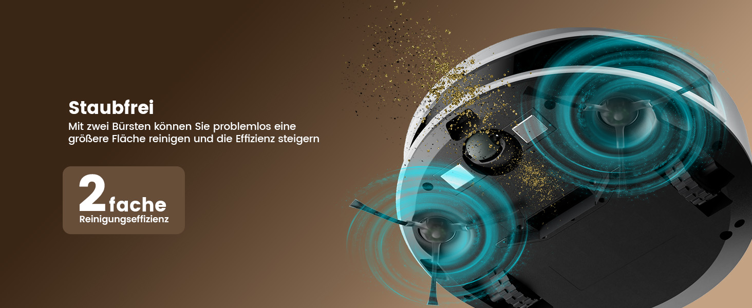 Робот-пилосос LEFANT M210P P1: тихий, тонкий, з Wi-Fi, Alexa, 6 режимів, для тварин, підлоги, килими