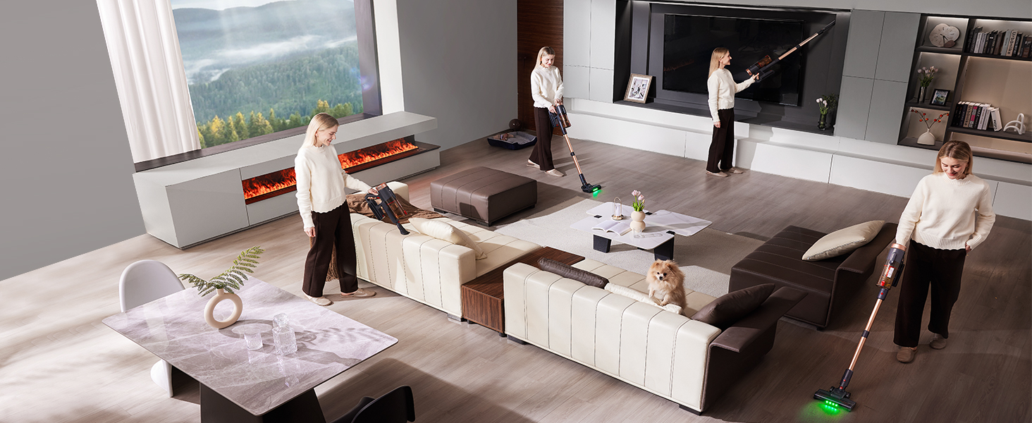 Бездротовий пилосос Proscenic P11 Ultra: потужний, легкий, з акумулятором 50 хв, сенсорний екран, анти-намотування, для дому та авто