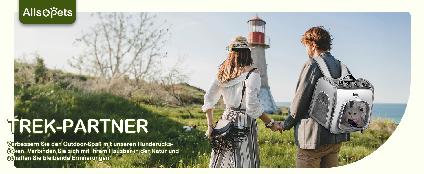 Рюкзак для котів та маленьких собак ALLSOPETS, дихаючий, з фронтальною відкривачкою та страхувальним ремінцем, для подорожей, прогулянок та хайкінгу (Квітково-рожевий)