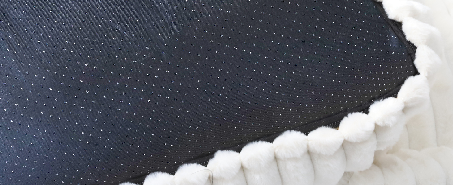 Килимок-ліжко для котів XIAPIA, м'який, 58x20 см, білий, з ортопедичним дном