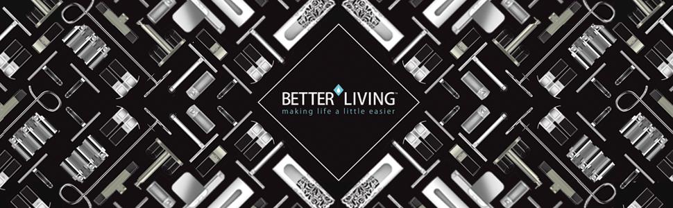 Дозатор для мила, гелю для душу та шампуню Better Living, хром, ABS-пластик, білий, однокамерний