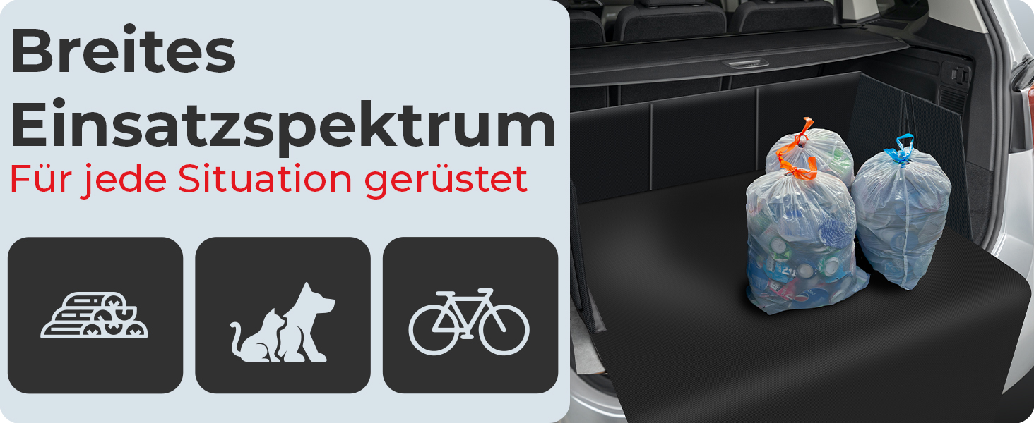 Захист для багажника автомобіля Achilles з боковинами та захистом краю, килимок у багажник, захист для собак, універсальний