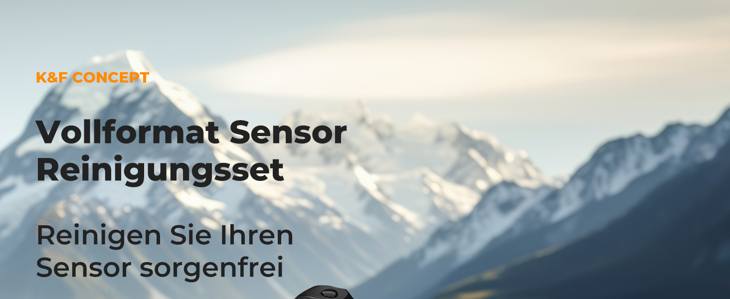 Набір для чищення об'єктивів K&F CONCEPT: для фотоапаратів, об'єктивів, фільтрів та смартфонів. З Lenspen, пензликом, продувкою та мікрофіброю.