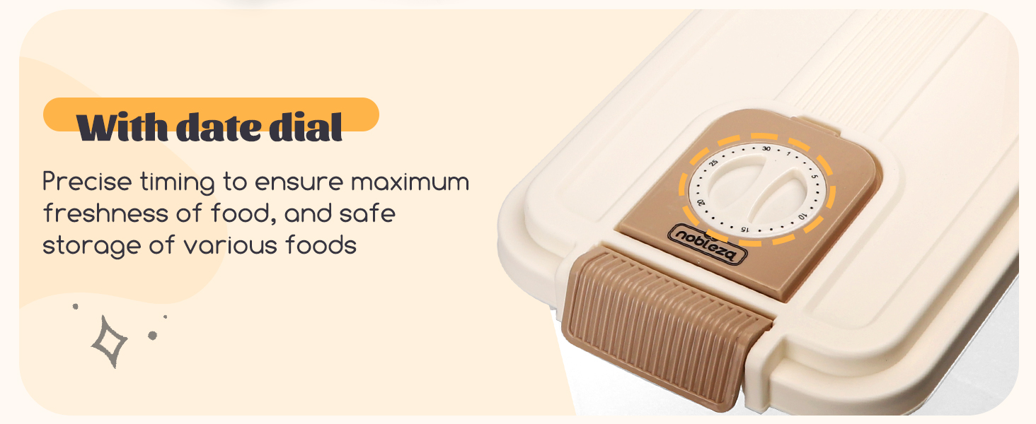 Контейнер для корму для собак та котів Nobleza, 40л, з датою виробництва, з роликами, повітряний, прозорий