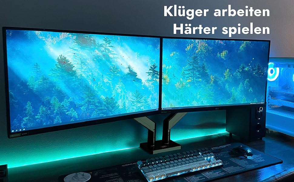 Кріплення для монітора Invision Doppel MX900: два монітори, 24-35