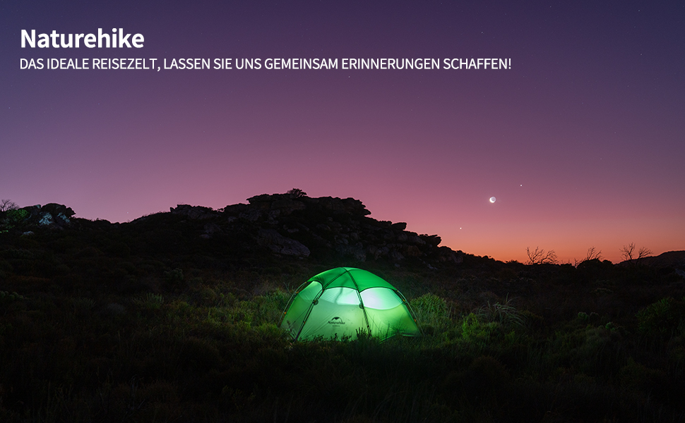Намет Naturehike Cloud Peak 2-3 особи, 3-4 сезони, легкий туристичний, водонепроникний, сітчастий, для кемпінгу, піших прогулянок, альпінізму