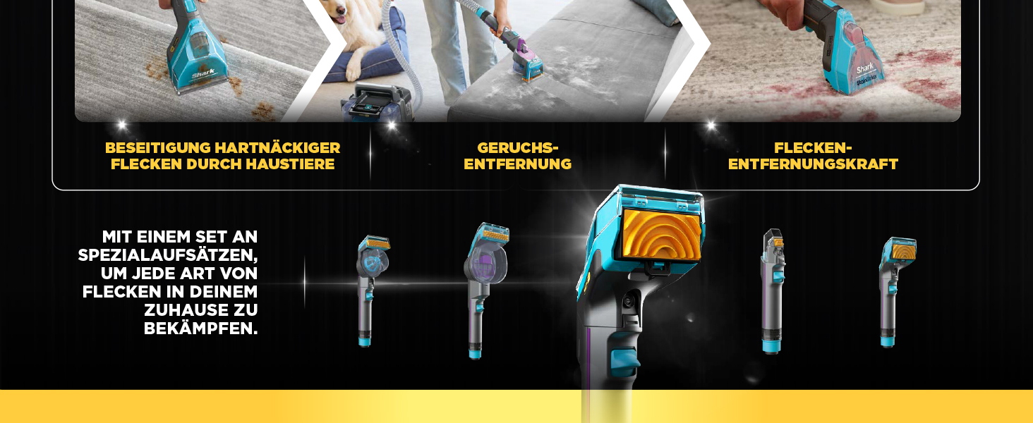 Shark HX100EUCP StainStriker HairPro Pet: портативний пилосос для видалення плям та шерсті тварин