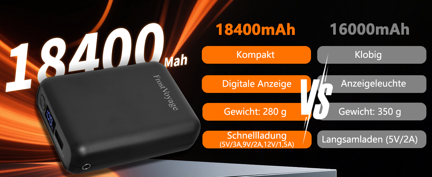 Гріюча жилетка для чоловіків та жінок з Powerbank 18400mAh, 10 зон нагріву, для кемпінгу, мотоциклів, катання на лижах, чорна, розмір L